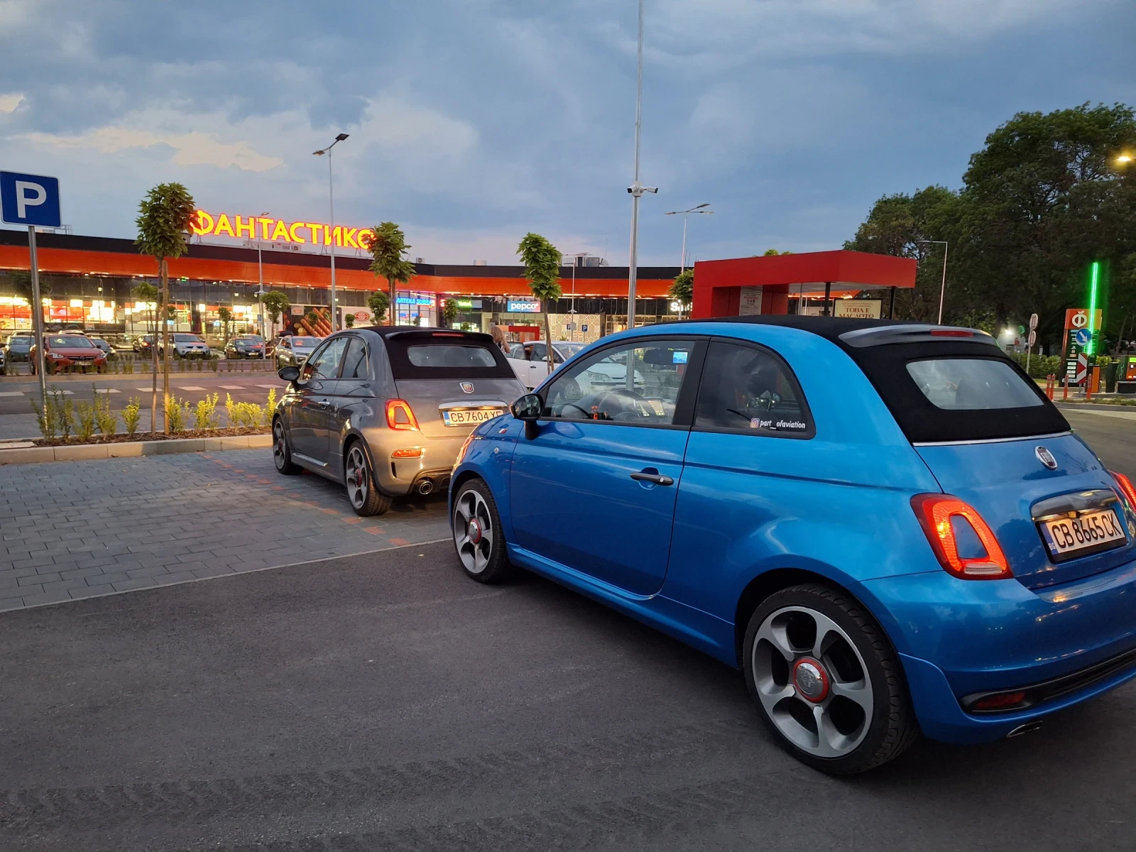 Fiat 500  Azzurro Italy S Turbo, снимка 2 - Автомобили и джипове - 55419022