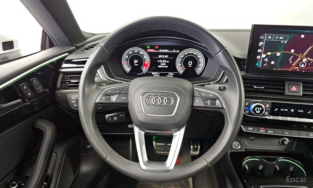 Audi A5 45TFSI* MATRIX* S* LINE* ОБДУХВАНЕ* ХЕДЪП* LANE* A, снимка 7 - Автомобили и джипове - 55623753