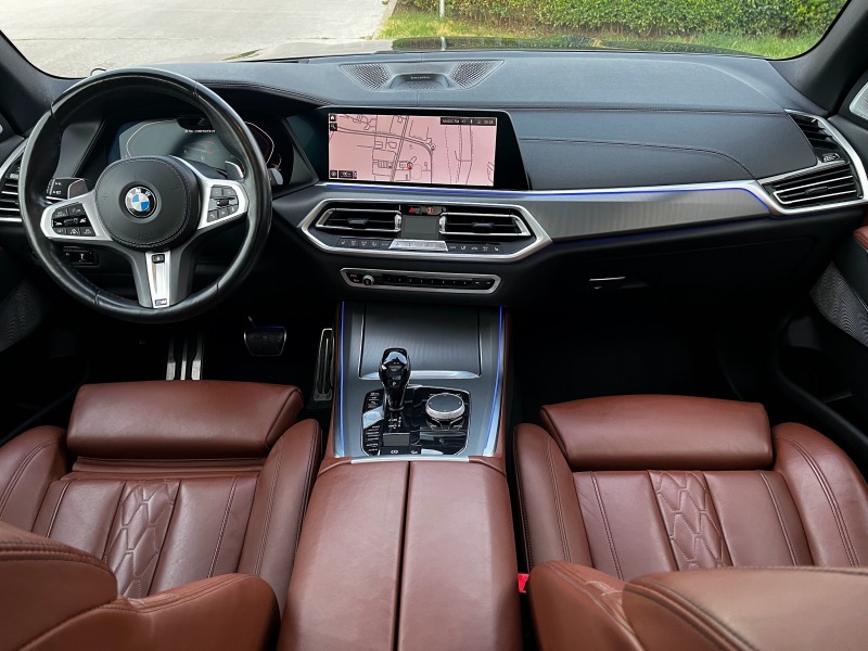 BMW X5 M50d/LASER/ПАНОРАМА/ДИСТРОНИК/МАСАЖ/ВАКУМ, снимка 8 - Автомобили и джипове - 46402466