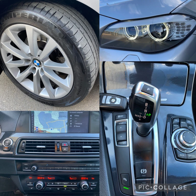 BMW 520 184кс ПАНОРАМА, KEYLESS-GO, НАПЪЛНО ОБСЛУЖЕНА, снимка 14 - Автомобили и джипове - 46477174