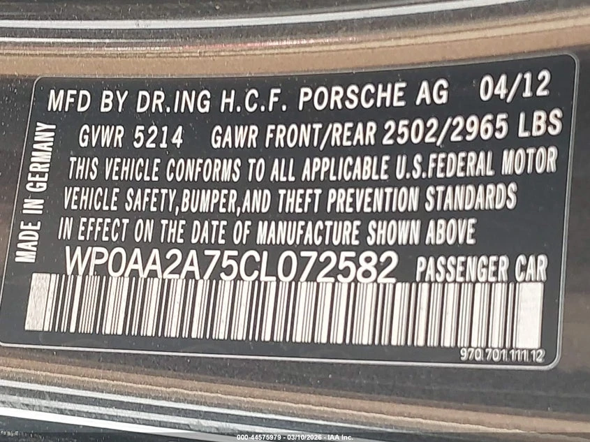 Porsche Panamera 3.6L V-6 DI, DOHC, VVT, 300HP All Wheel Drive, снимка 9 - Автомобили и джипове - 53830435