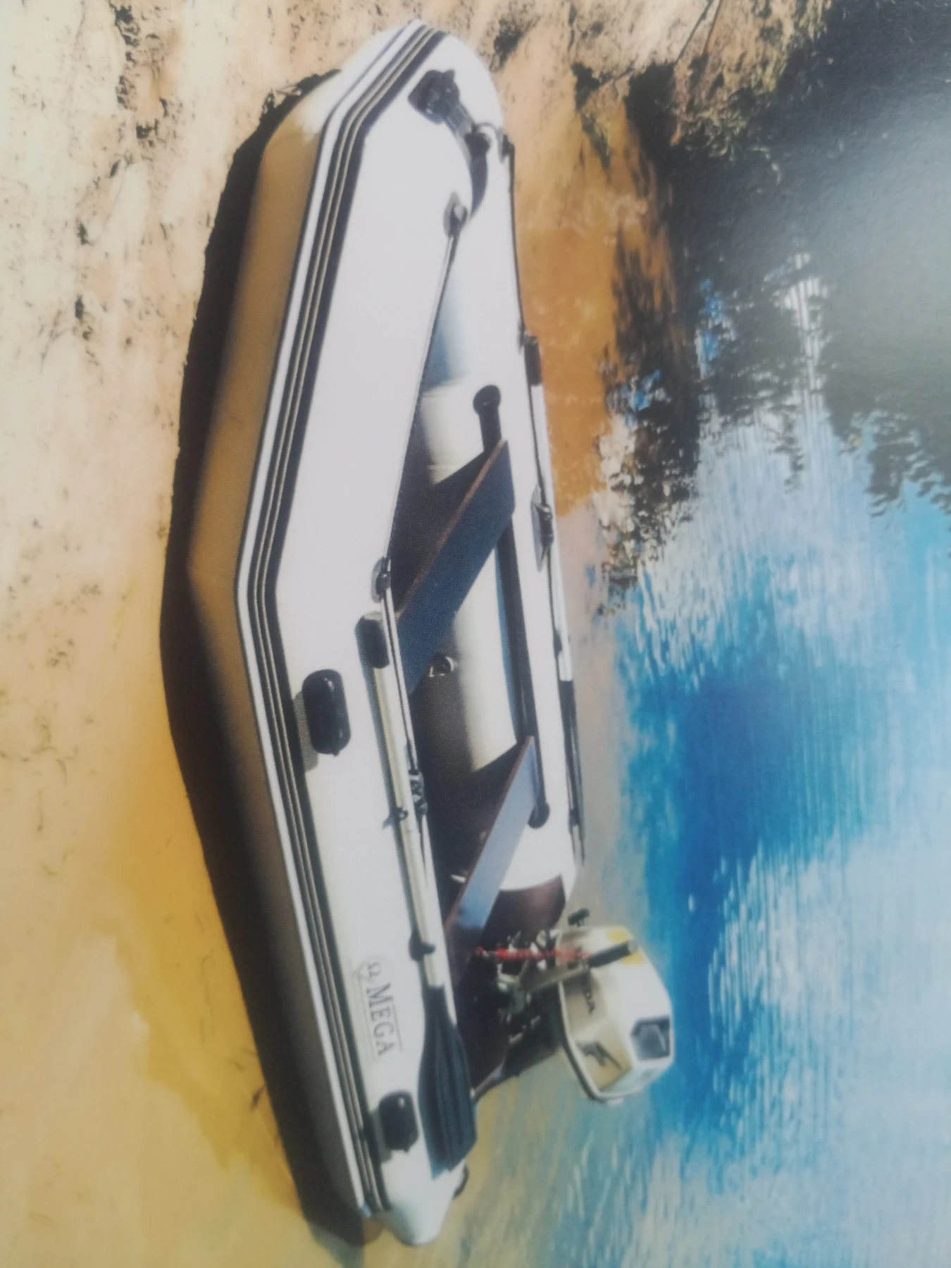 Надуваема лодка v-type Omega comfort line