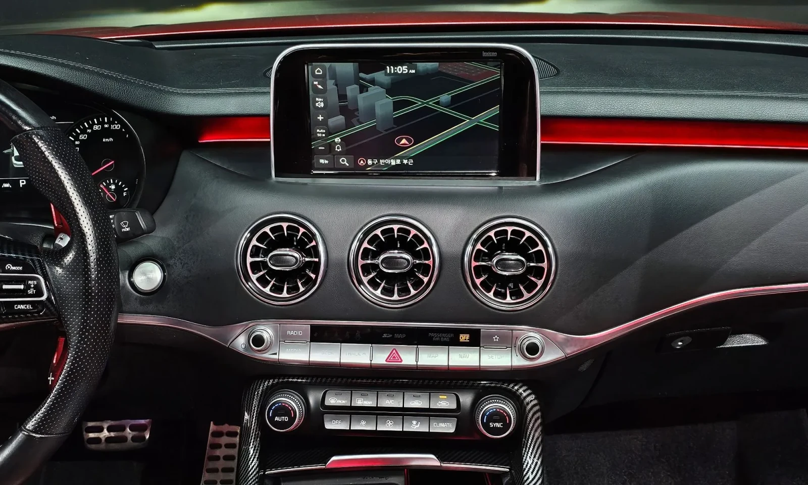 Kia Stinger GT/AWD/CARBON/ПОДГРЕВИ/ОБДУХВАНЕ/ПАНО/HUD, снимка 13 - Автомобили и джипове - 54881018