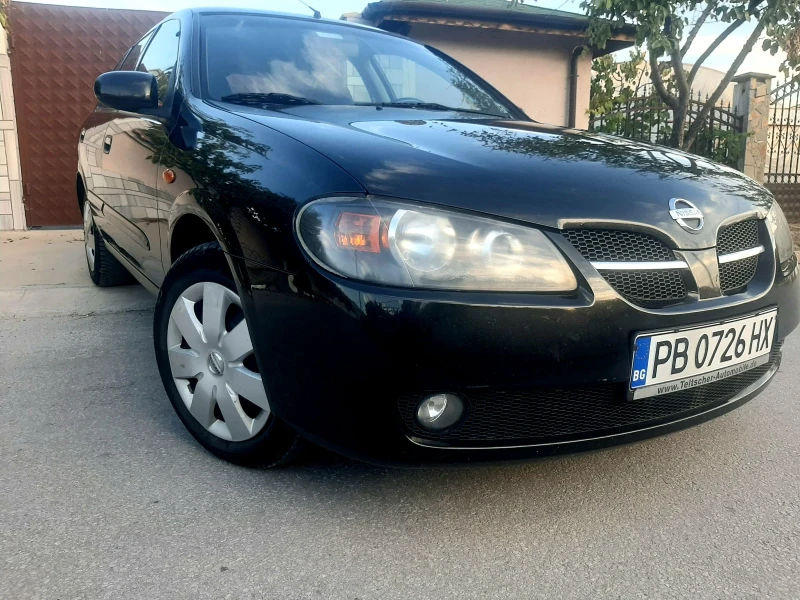 Nissan Almera  КЛИМА. БЕНЗИН. ВЕРИГА. ТОП. 2005г , снимка 1 - Автомобили и джипове - 47622344