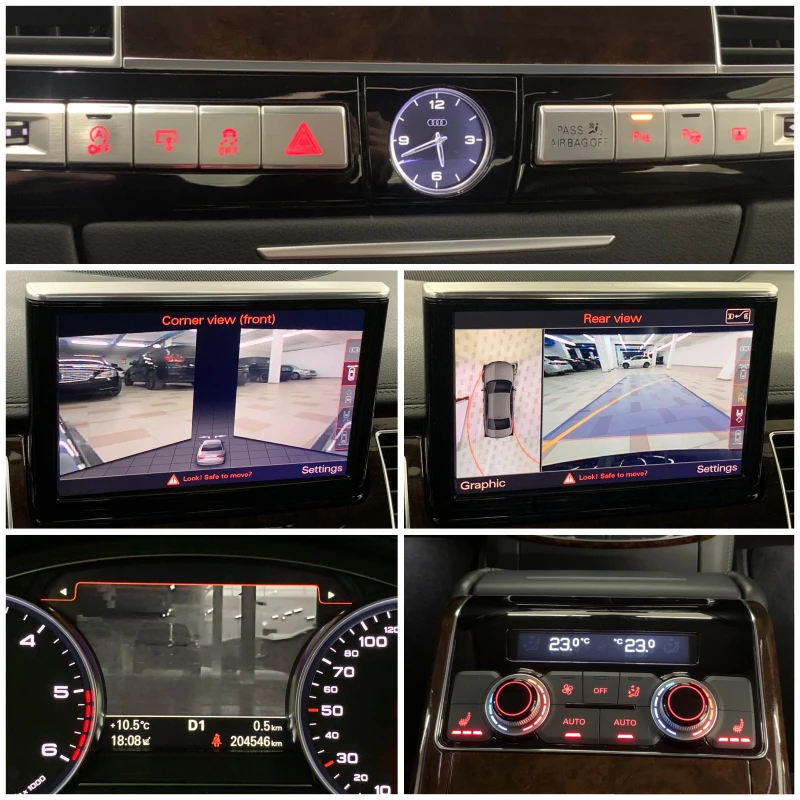 Audi A8 3.0TDI /CAM360/NightVis/OBDUH/DISTR/HUD/VAKUM/KeyL, снимка 15 - Автомобили и джипове - 49292199