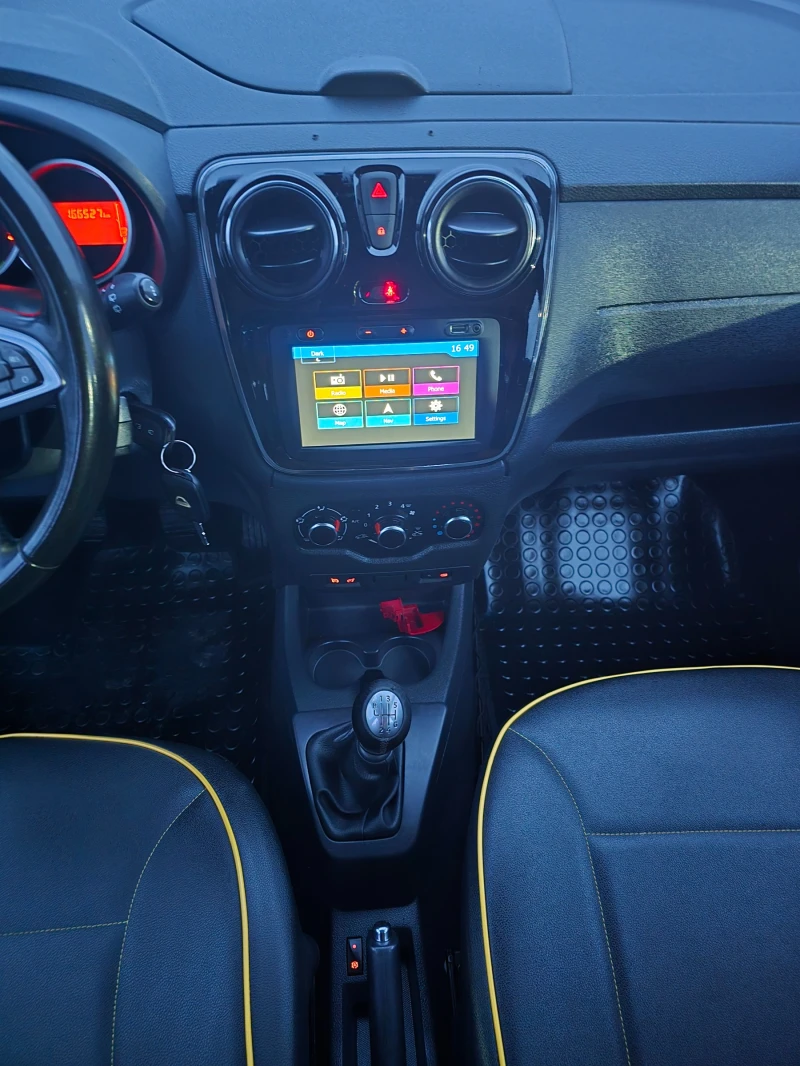 Dacia Lodgy 1.5DCI-ЕВРО 6В-7 МЕСТА-КОЖА-НАВИГАЦИЯ, снимка 12 - Автомобили и джипове - 52891716
