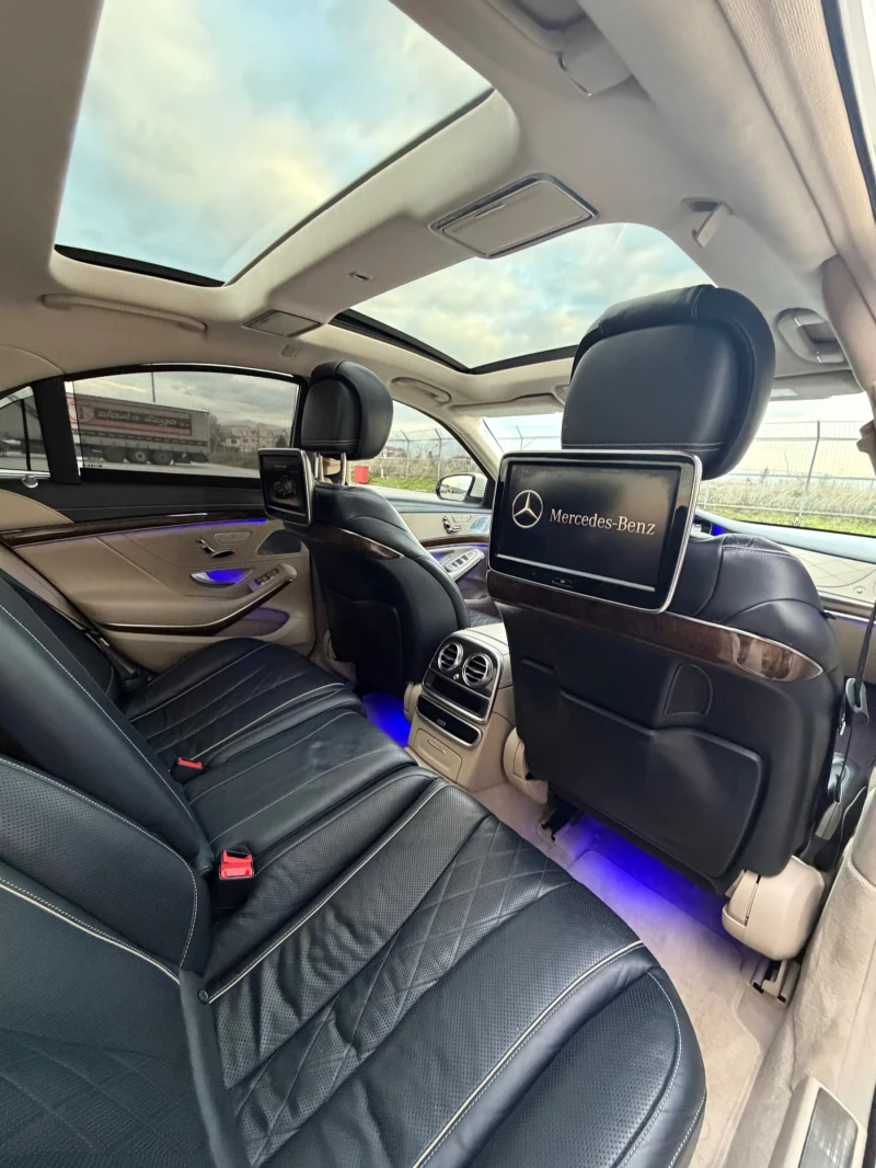 Mercedes-Benz S 350 AMG/EDITION1/DESIGNO/3xTV/2xPANO/Alcantara/FULL, снимка 14 - Автомобили и джипове - 53213760