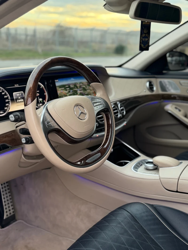 Mercedes-Benz S 350 AMG/EDITION1/DESIGNO/3xTV/2xPANO/Alcantara/FULL, снимка 12 - Автомобили и джипове - 53213760