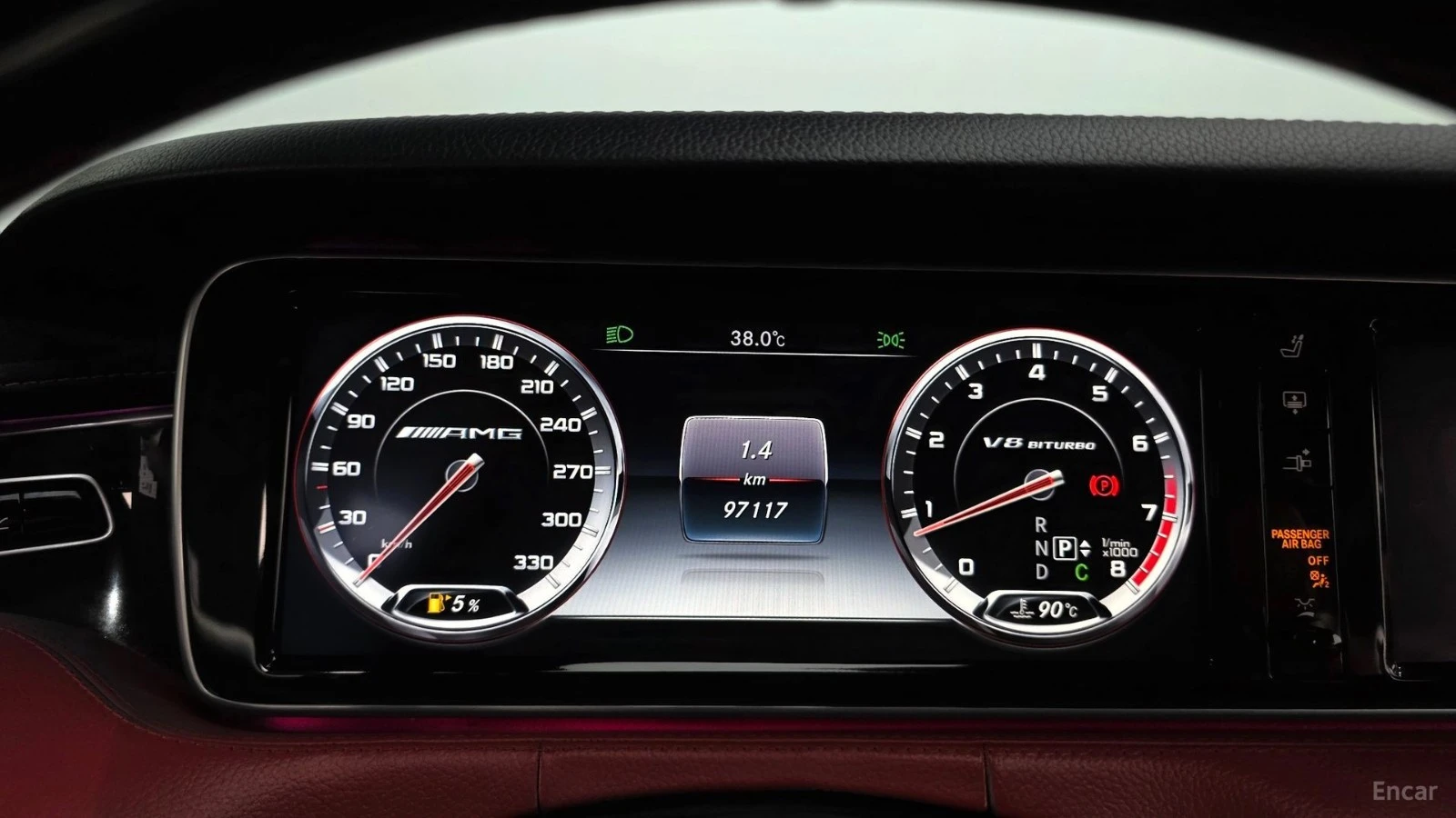 Mercedes-Benz S 63 AMG 4MATIC COUPE* ЧЕРВЕНАКОЖА* HUD* 360* АВТОКРЕДИТ, снимка 7 - Автомобили и джипове - 55655422