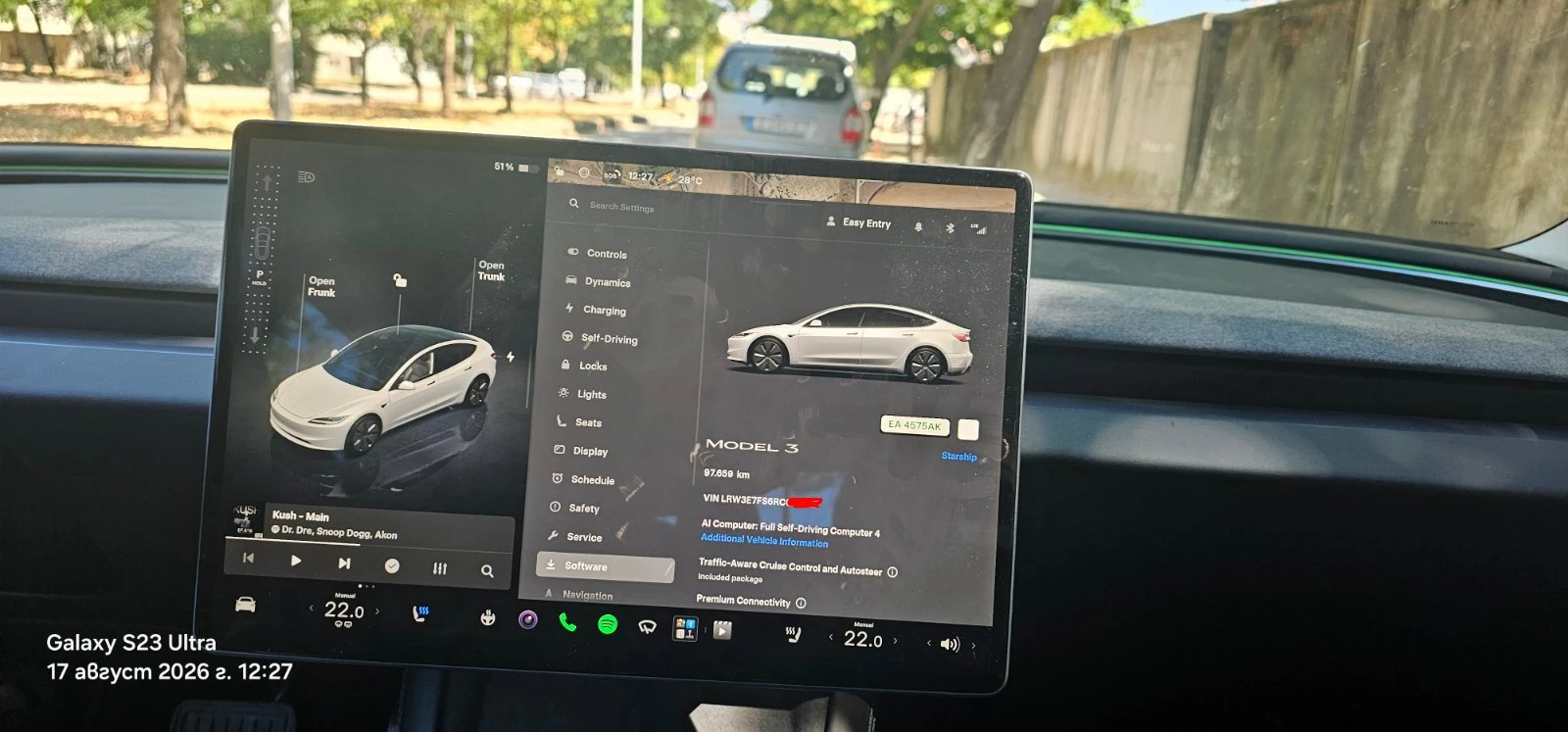 Tesla Model 3 Highland, снимка 12 - Автомобили и джипове - 55692450