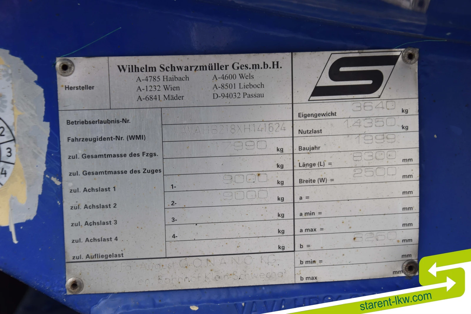 За камион Други TR26124, снимка 11 - Ремаркета - 54048770