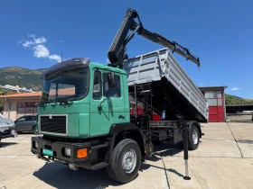 Man 18.272 HIAB 120 - тристранен самосвал , снимка 1