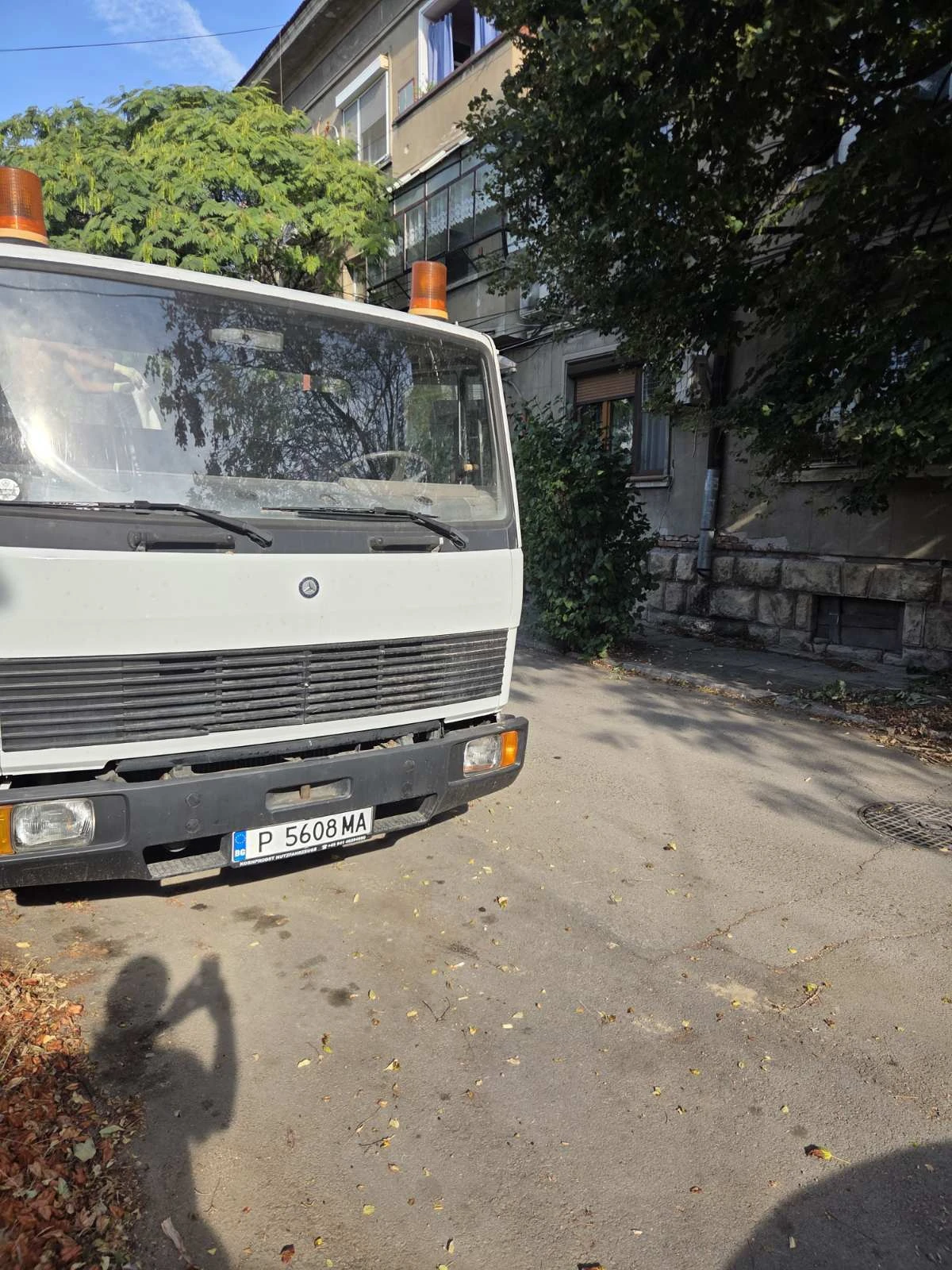 Mercedes-Benz 814 САМОСВАЛ С КРАН, снимка 2 - Камиони - 56014822