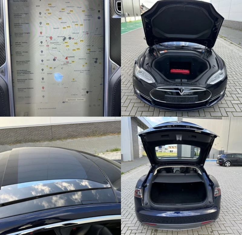 Tesla Model S S 85 2014 Free Charge Panorama, снимка 12 - Автомобили и джипове - 49111541