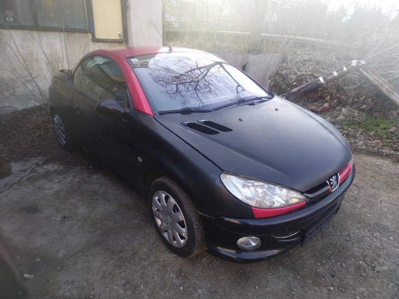 Peugeot 206 1.6i Кабрио, снимка 1 - Автомобили и джипове - 49365393