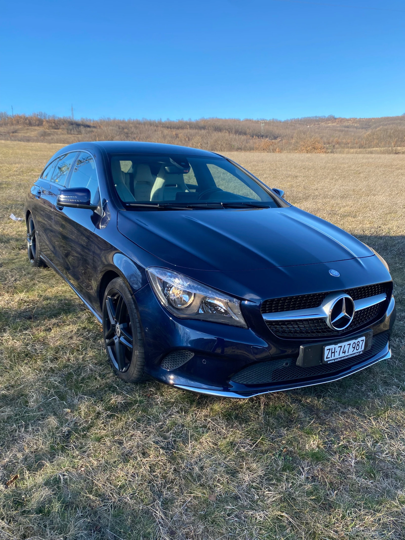 Mercedes-Benz CLA 200 Shooting Brake, Бял салон, амбилайт, нов внос Швей | Mobile.bg — изображение 1