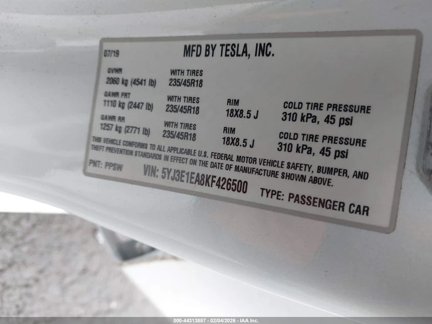 Tesla Model 3 Long Range/Mid Range/Standard Range/Standard Range, снимка 9 - Автомобили и джипове - 54419111