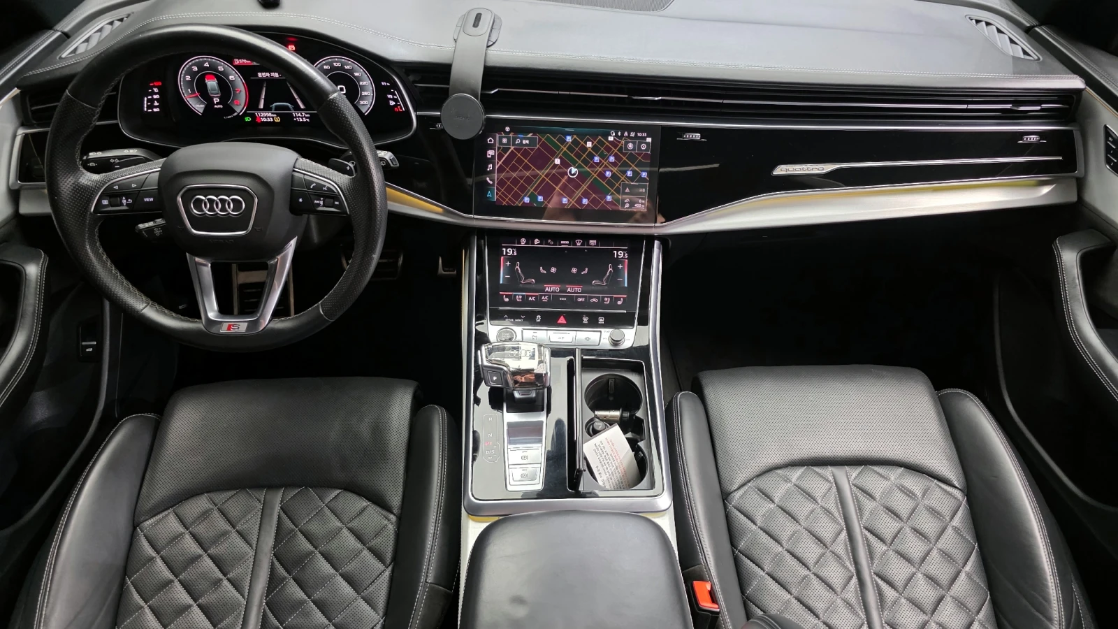 Audi Q8 MATRIX* BLK OPT* DIS* 360* HUD* ОБДУХ* SOFT-CLOSE*, снимка 7 - Автомобили и джипове - 55087389