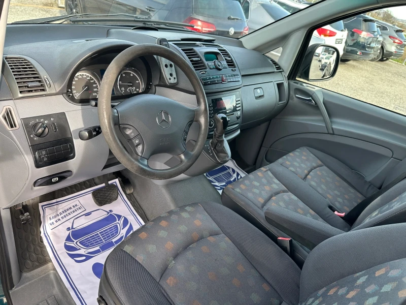 Mercedes-Benz Vito 115CDI* ДЪЛГА БАЗА* 8+ 1* АВТОМАТИК, снимка 10 - Бусове и автобуси - 53537073