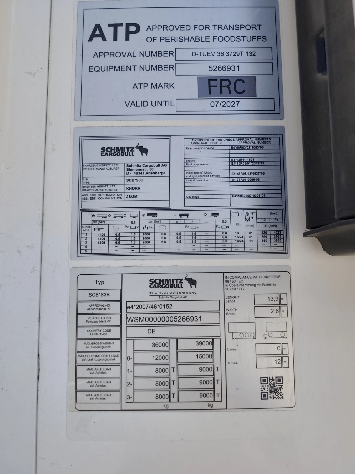 Полуремарке Schmitz SCB* S3B, снимка 15 - Ремаркета - 55528585