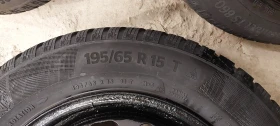 Гуми с джанти Continental 195/65R15, снимка 8 - Гуми и джанти - 47918727