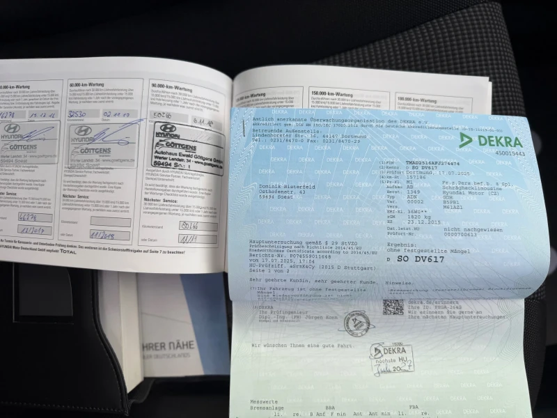 Hyundai I30 1.4i 101кс ГЕРМАНИЯ, снимка 15 - Автомобили и джипове - 52505163