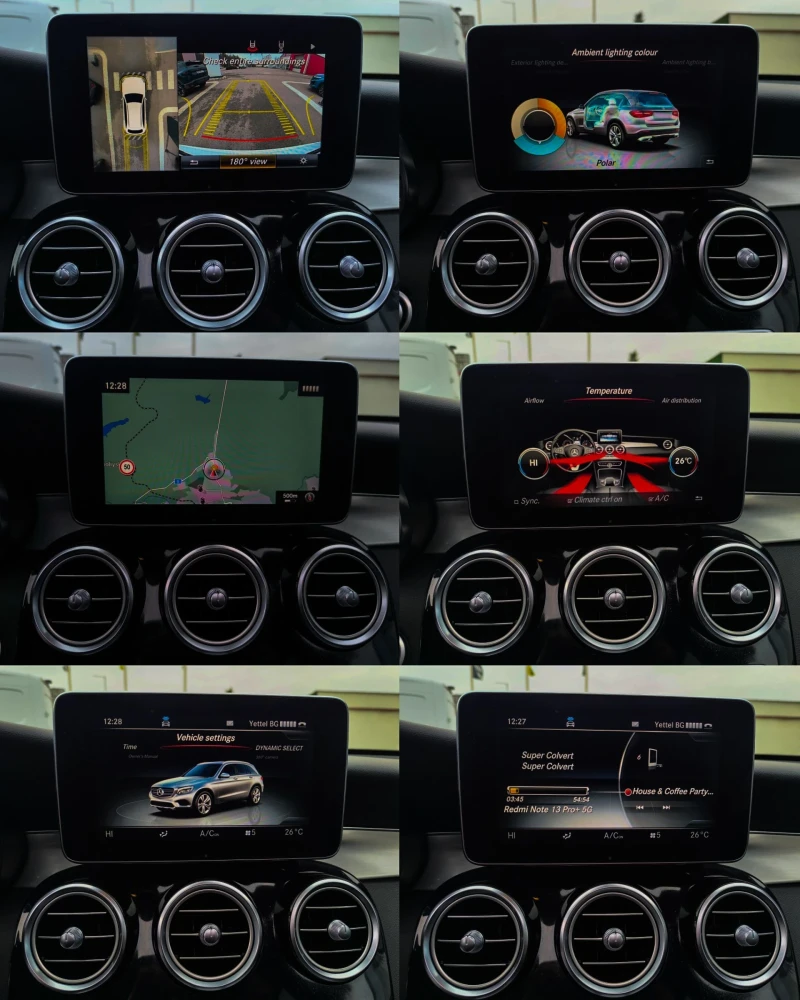 Mercedes-Benz GLC 220 AMG-LINE 9G 4-MATIC ГЕРМАНИЯ ПАНОРАМА FULL , снимка 14 - Автомобили и джипове - 52896635