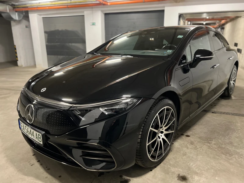 Mercedes-Benz EQS 450+ AMG ПЪЛНА ГАРАНЦИЯ- 2030г. 100%BATTERY HEALTH - 130000 лв. - 91819042 1