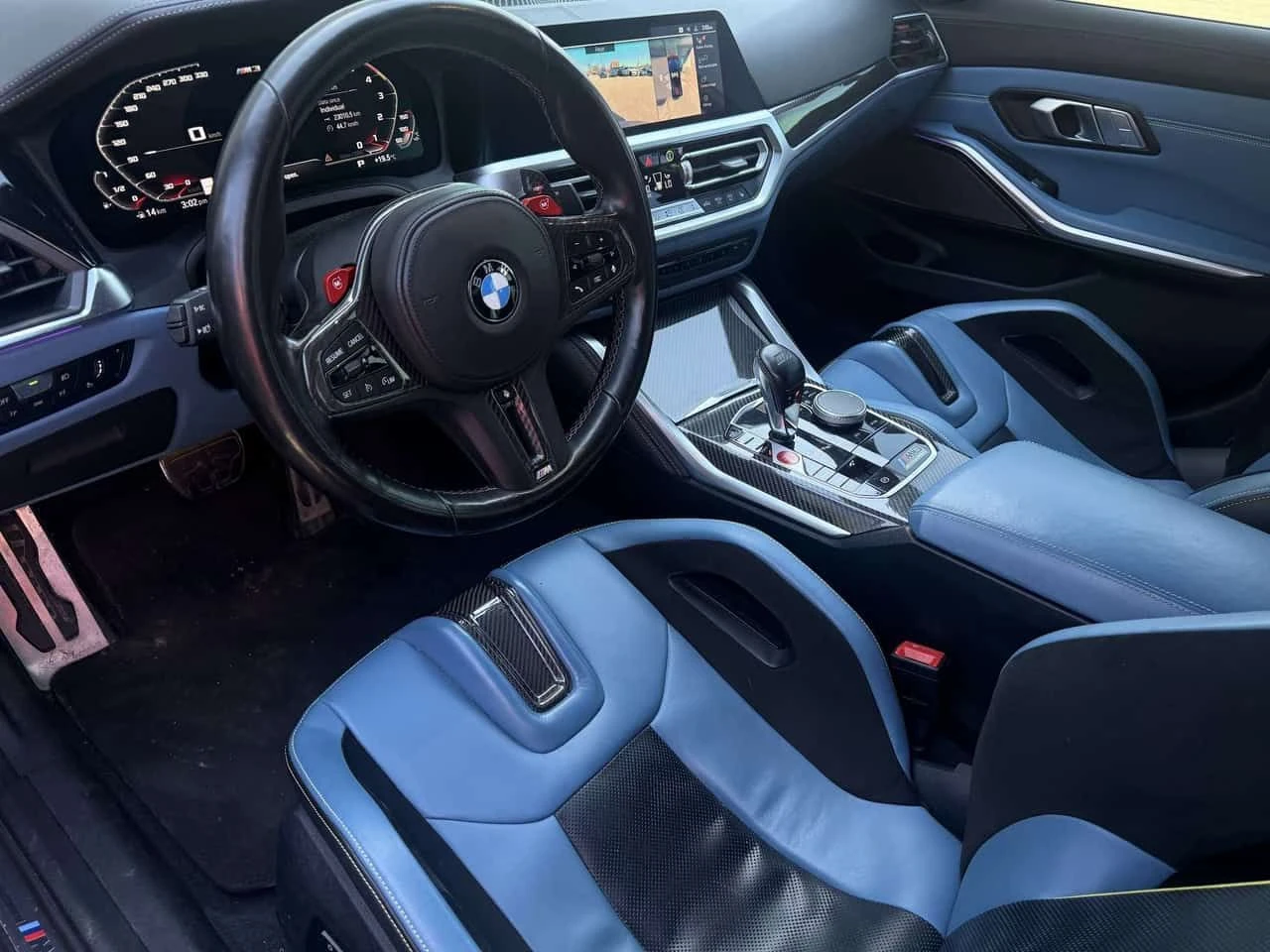 BMW M3 Competition Individual Laser Carbon Ceramic CARFAX, снимка 12 - Автомобили и джипове - 54378582