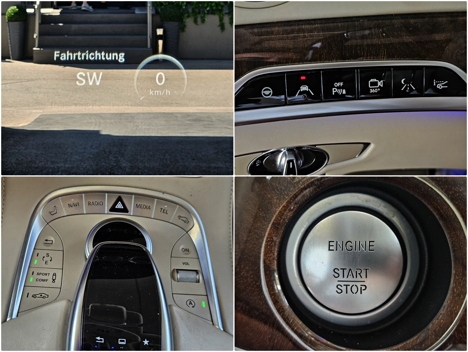 Mercedes-Benz S 500 L/AMG/4M/TVx3/DISTR/PANO/ВАКУУМ/HUD/ОБДУХ/МАСАЖ/LI, снимка 12 - Автомобили и джипове - 55726823
