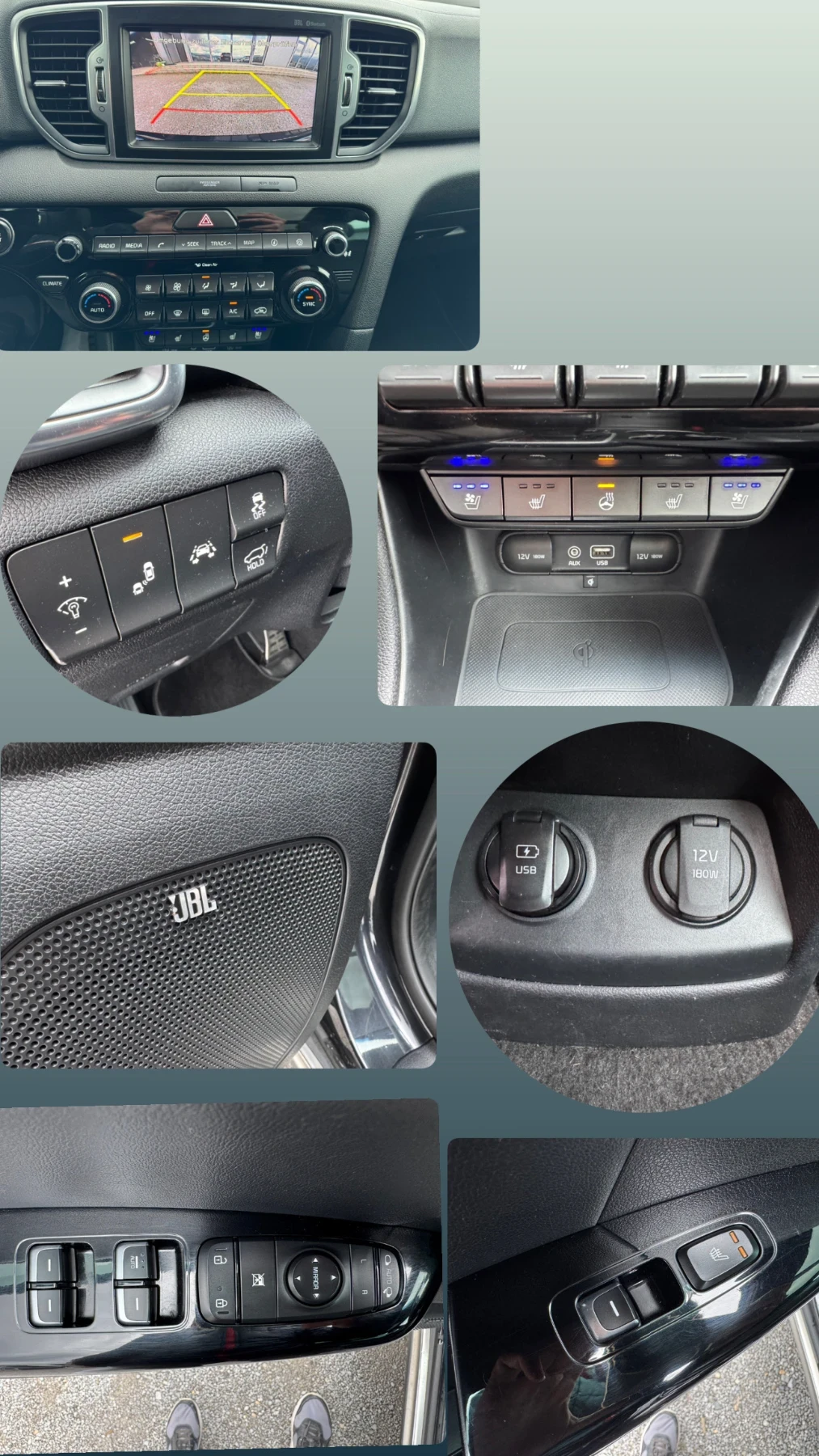 Kia Sportage 1.6TGDI/GT-LINE 4WD/166.000км Сервизна история Киа, снимка 14 - Автомобили и джипове - 54008237