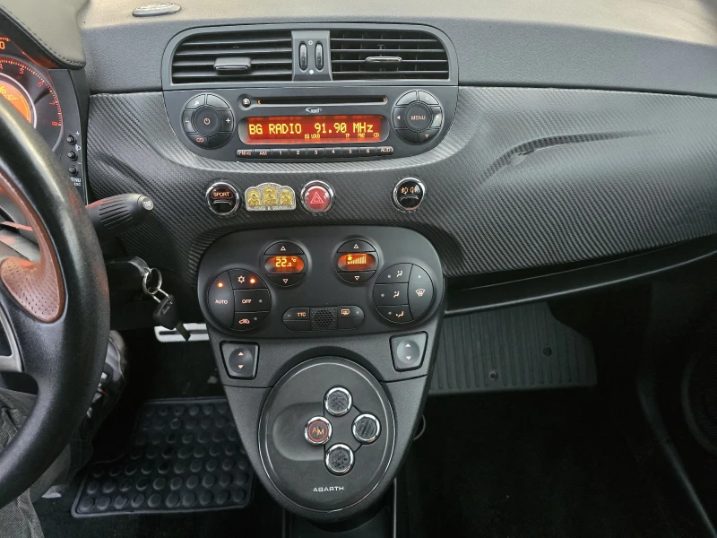Fiat 500 ABART 595/АВТ/КОЖА/КАБРИО , снимка 14 - Автомобили и джипове - 52472724
