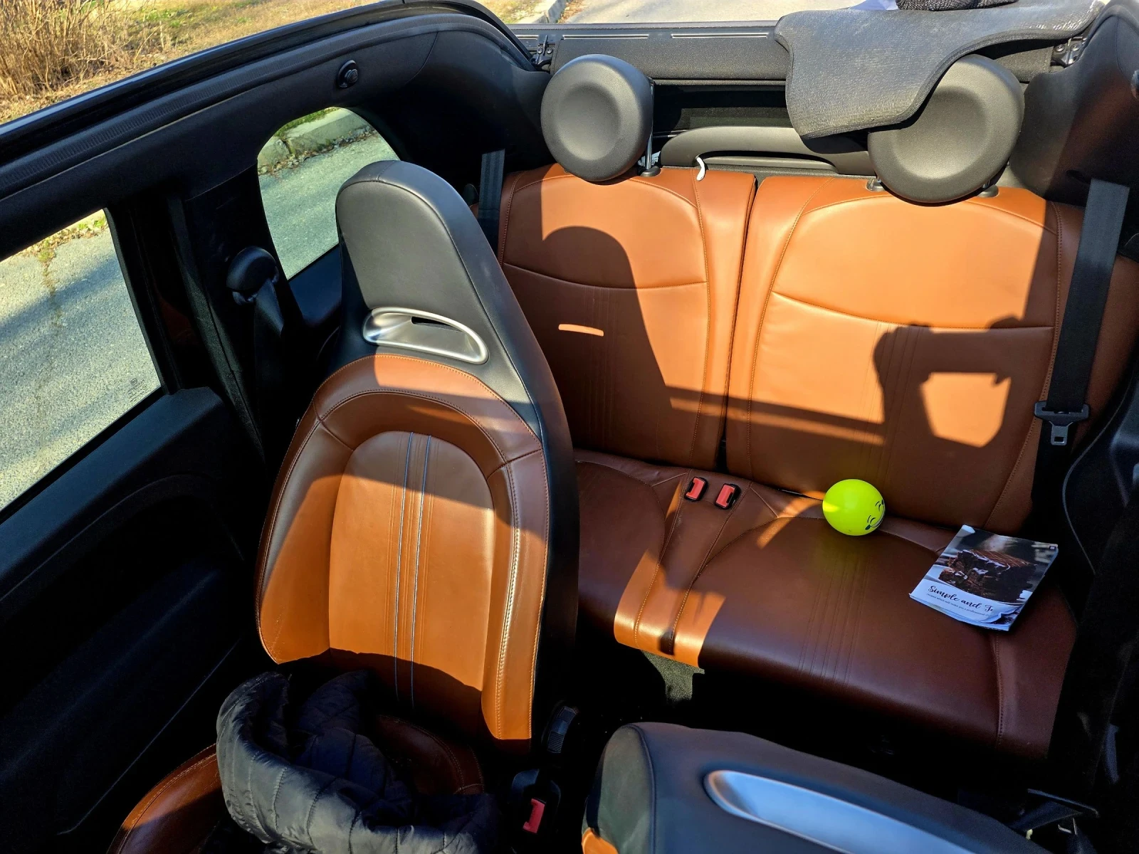 Fiat 500 ABART 595/АВТ/КОЖА/КАБРИО , снимка 12 - Автомобили и джипове - 52472724