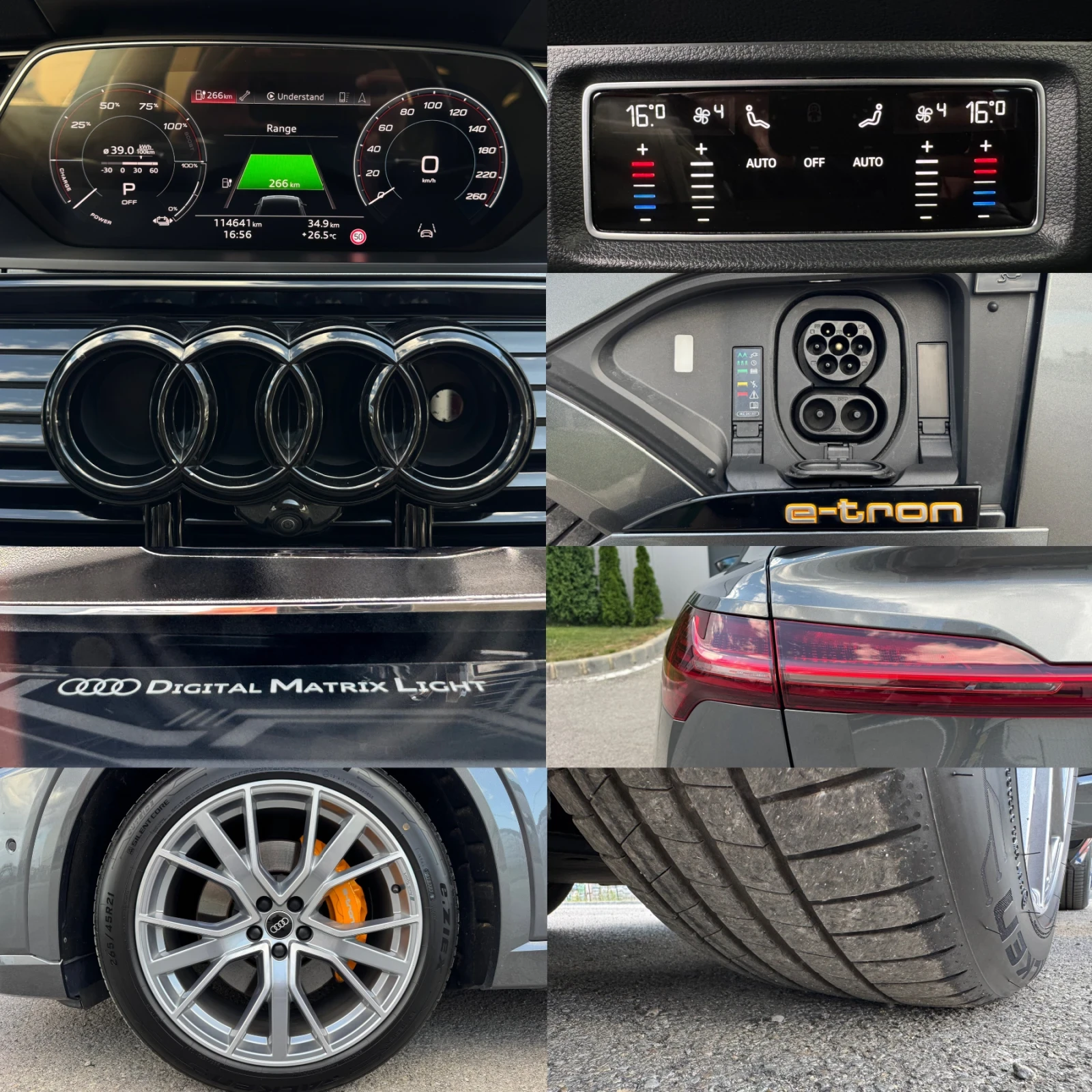 Audi E-Tron 55 SB/Quattro/3xS-line/Digital Matrix/FULL/SWISS!!, снимка 17 - Автомобили и джипове - 55954077