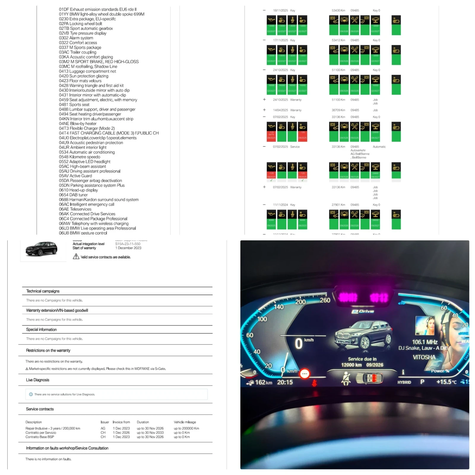 BMW X3 3.0e//М-sport /ГАРАНЦИОННА/ 53х.км , снимка 17 - Автомобили и джипове - 54155879