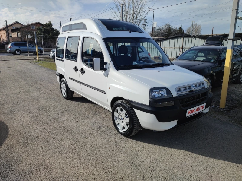 Fiat Doblo 1.9TD-105ks-УНИКАТ-ИНВАЛИДНО-КЛИМАТИК-ПАРКТРОНИК, снимка 3 - Автомобили и джипове - 49506864