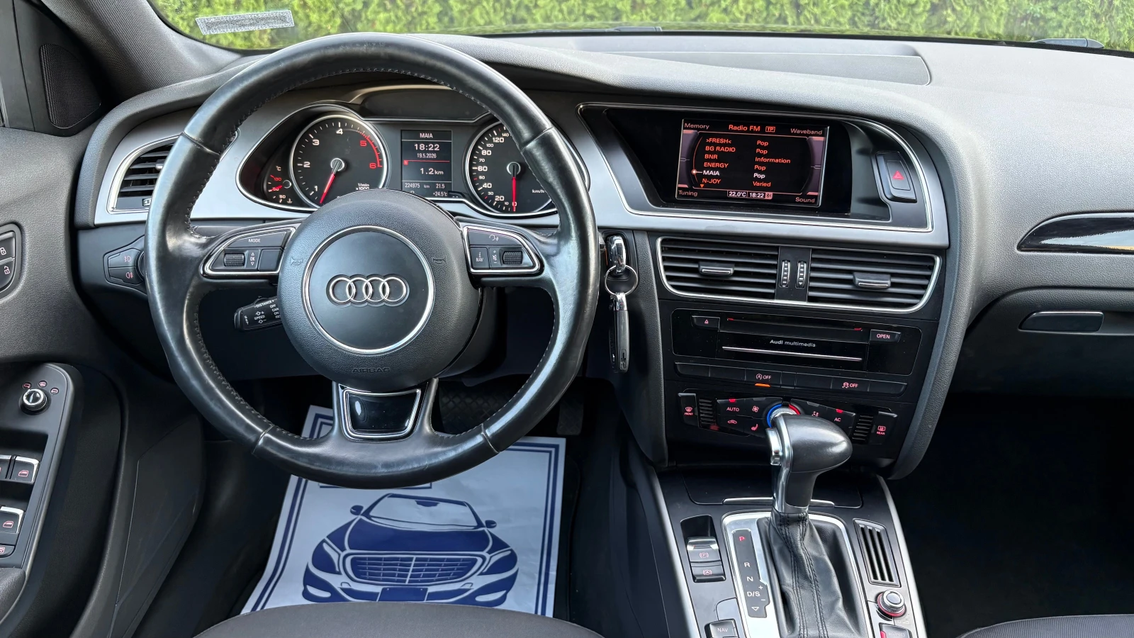 Audi A4 3.0tdi-FACELIFT- DISTRONIK, снимка 11 - Автомобили и джипове - 48244639