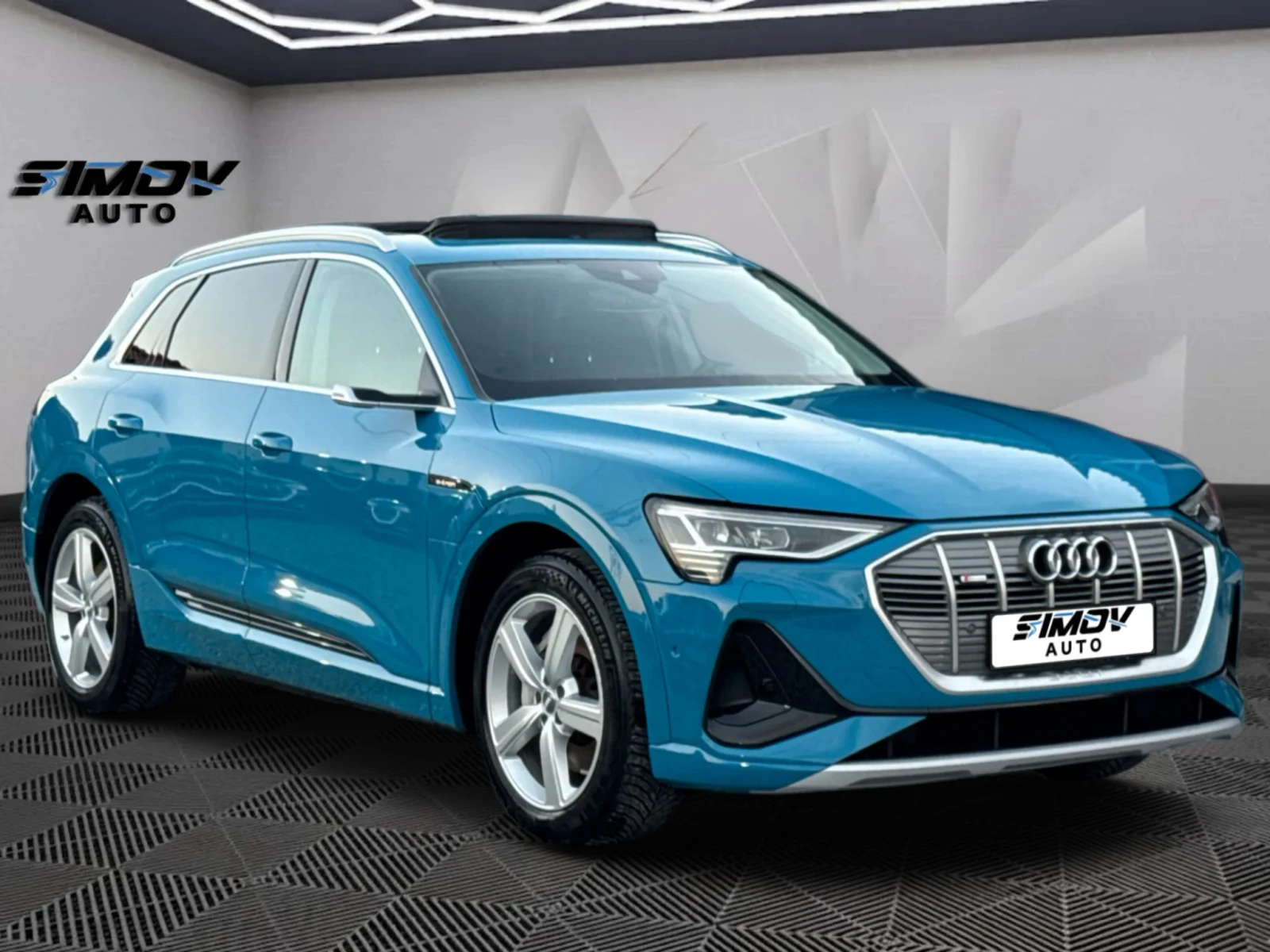 Audi E-Tron 55 HEAD-UP ВИРТУАЛНИ ОГЛЕДАЛА ПАНОРАМА ПОДГРЕВ