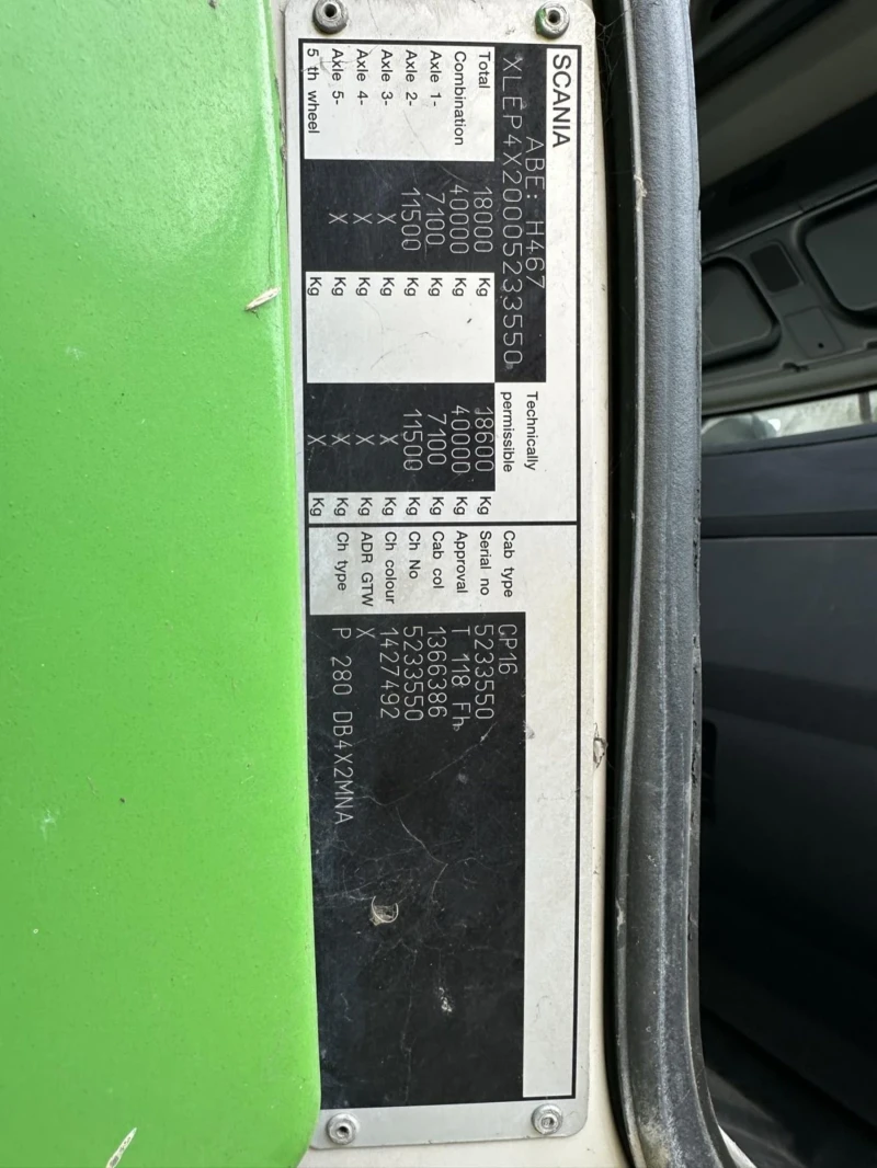 Scania P 270 P280 размери- L 6170мм  W 2470мм H 2100мм, снимка 12 - Камиони - 52162932