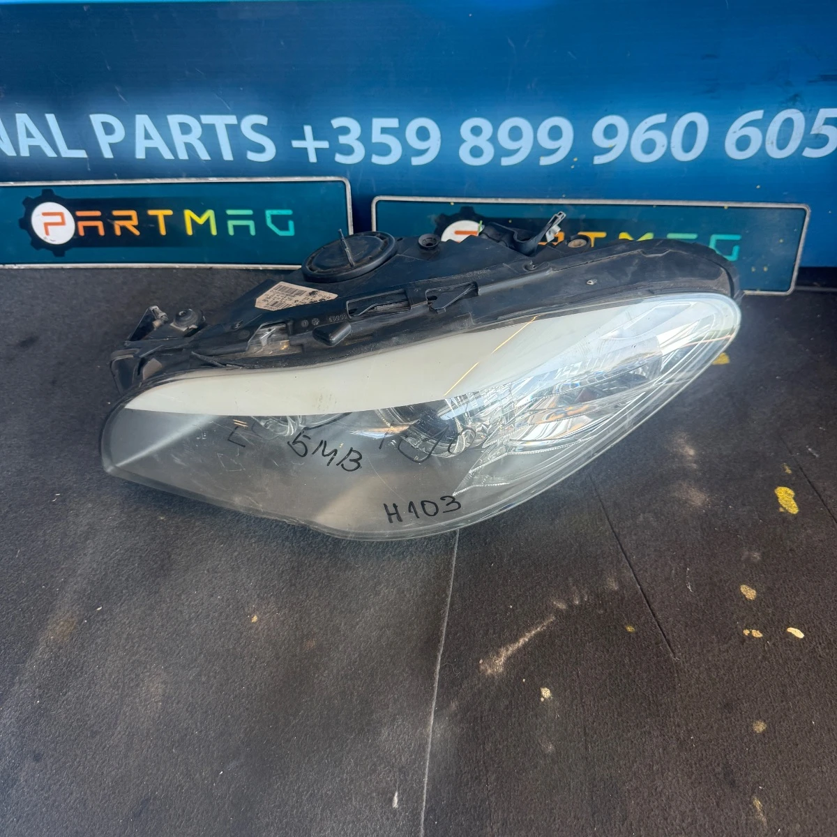 Ляв халогенен фар за BMW 5 series F10 седан 1LL01013103 ном 103 1LL01013103-103-