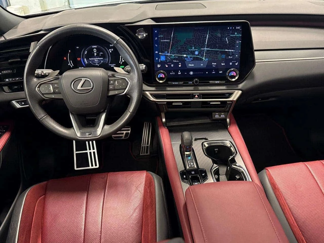 Lexus RX 500h F SPORT ЕДИН СОБСТВЕНИК СЕРВИЗА ИСТОРИЯ, снимка 10 - Автомобили и джипове - 54039446