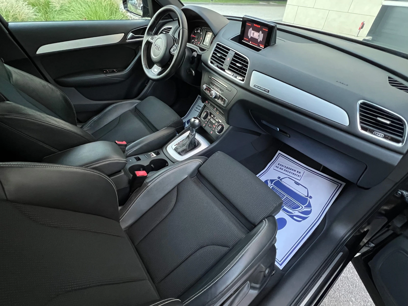 Audi Q3 2.0 TDI 150к.с. S-LINE SHADOW QUATTRO, снимка 12 - Автомобили и джипове - 55094130