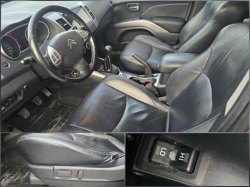 Citroen C-Crosser КОЖА* 4х4* ANDROID* ГАЗ, снимка 11 - Автомобили и джипове - 52688496