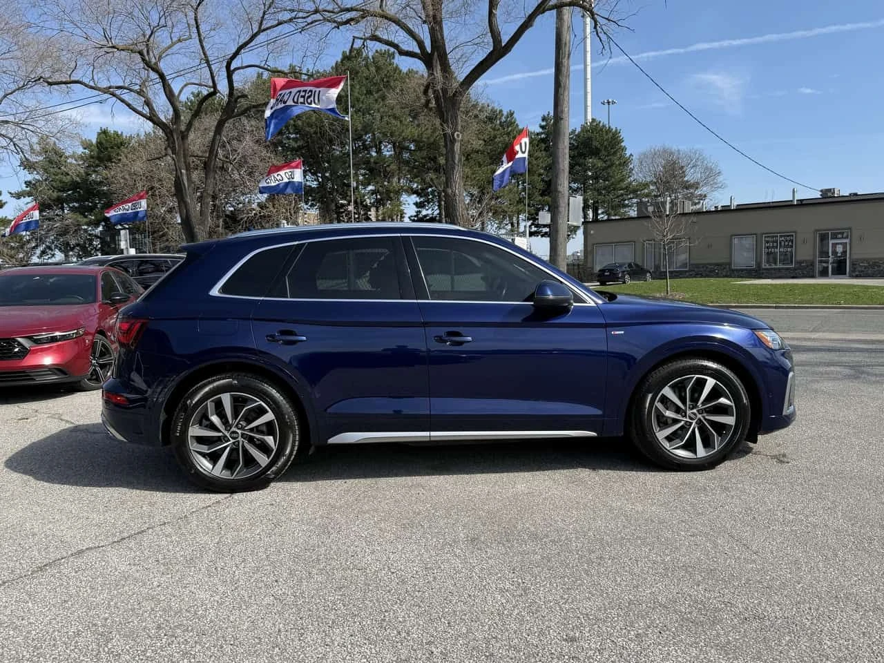 Audi Q5 * S Line * DISTRONIC| SUNPROOF| 360| ОБДУХВАНЕ, снимка 8 - Автомобили и джипове - 54341732