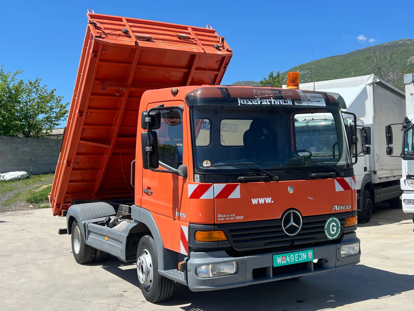Mercedes-Benz Atego 815 САМОСВАЛ , ОРИГИНАЛЕН ВИД - изображение 2