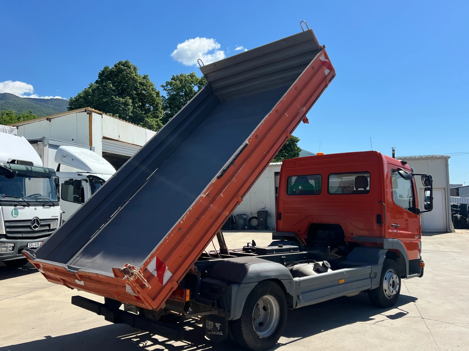 Mercedes-Benz Atego 815 САМОСВАЛ , ОРИГИНАЛЕН ВИД - изображение 4