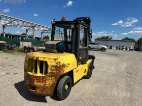 Мотокар Hyster Газ H500XL Наличен, Кабина, снимка 5