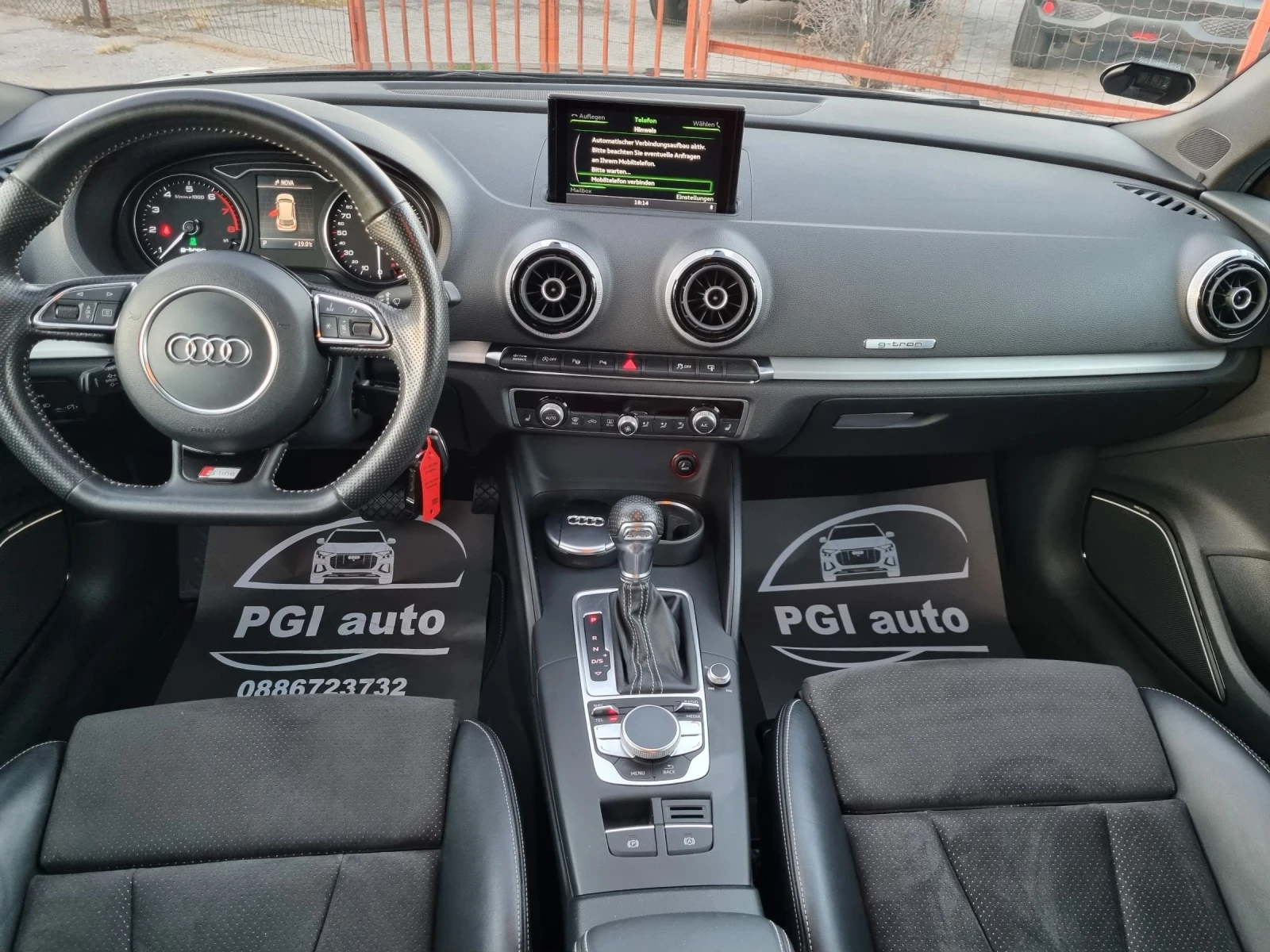 Audi A3 1.4G-tron/110кс/DSG s-tronic/3xS line/Euro6b/ | Mobile.bg — изображение 14