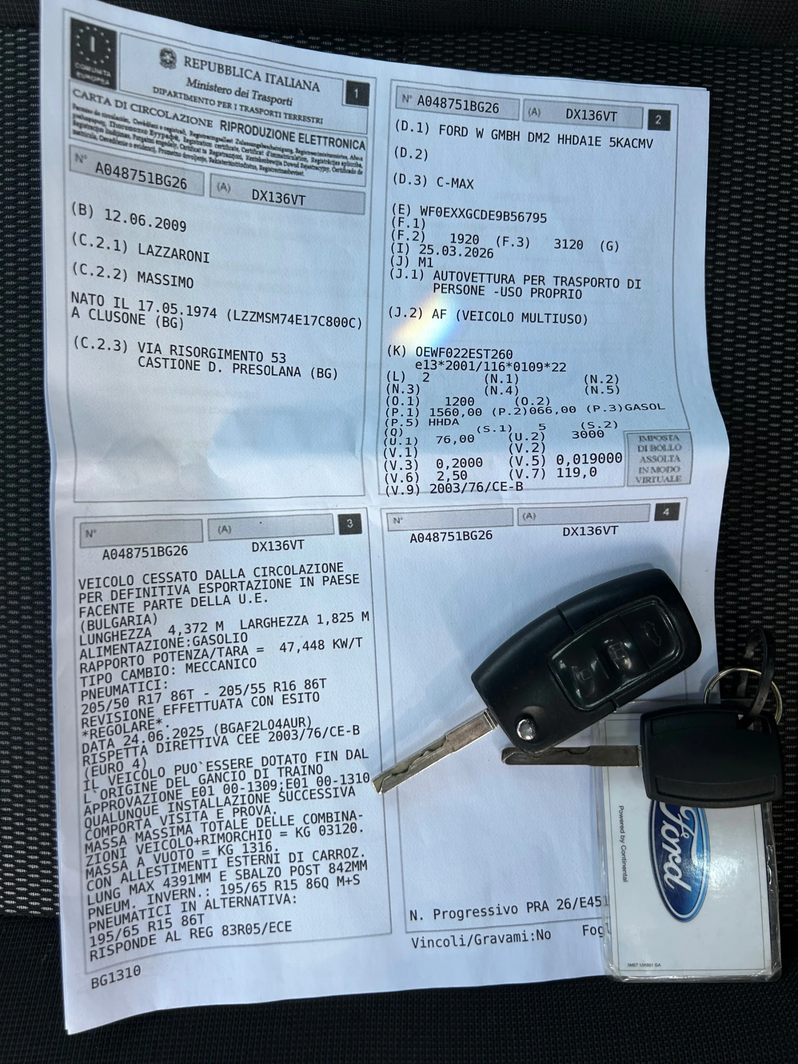 Ford C-max 1.6-90к., снимка 4 - Автомобили и джипове - 54427822