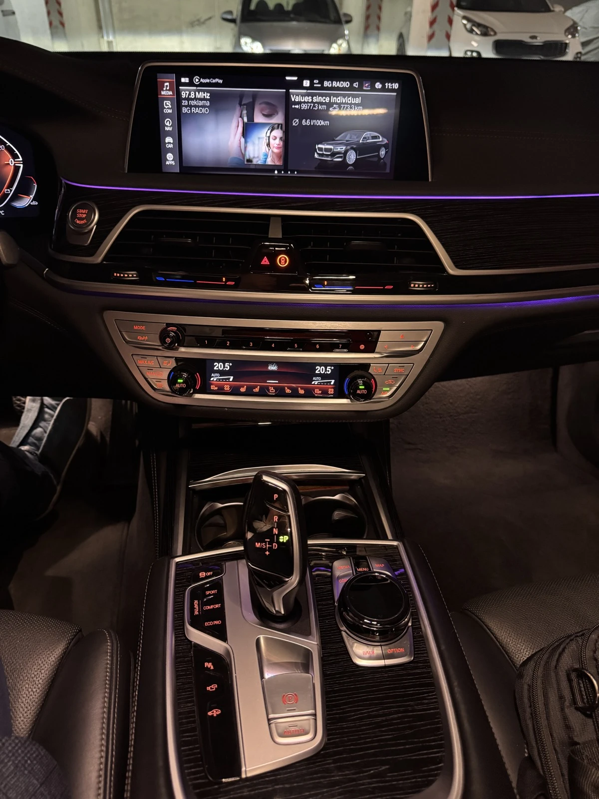 BMW 740 дизелов хибрид, снимка 13 - Автомобили и джипове - 54802205